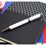 Ручка металлическая Senator, белая арт. 1061.01