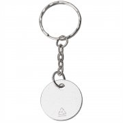 Брелок из переработанного алюминия Salvage, серебро