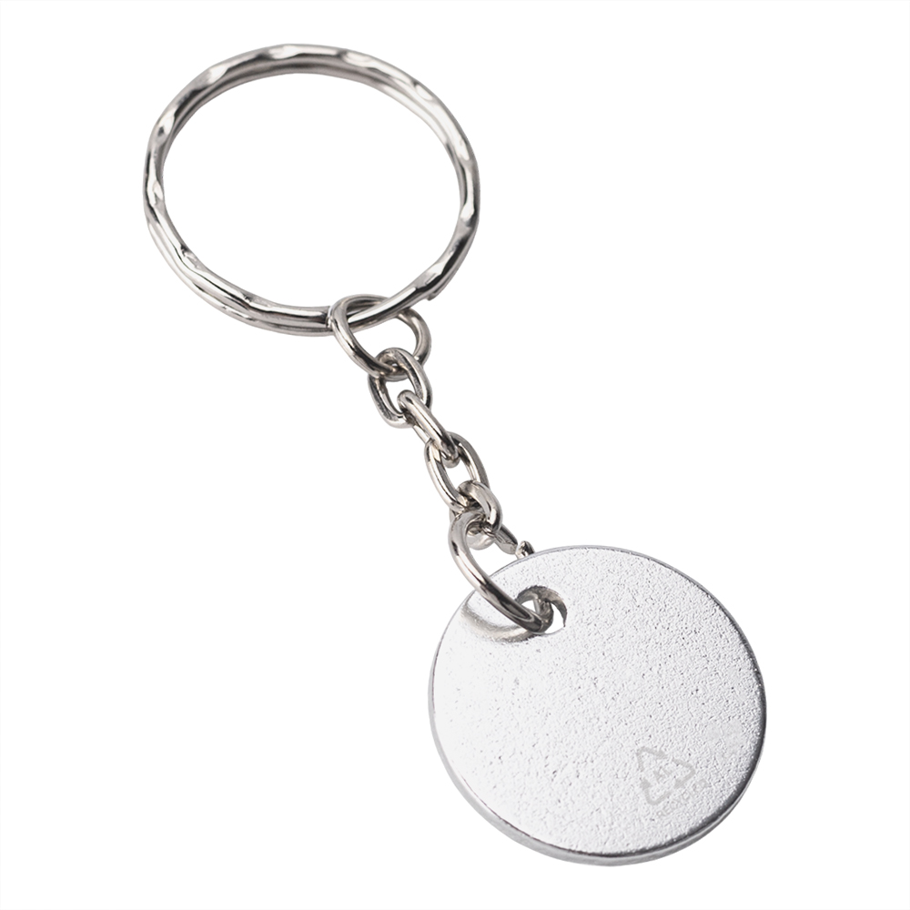 Брелок из переработанного алюминия Salvage, серебро арт. 12037.09 Брелок из переработанного алюминия Salvage, серебро арт. 12037.09