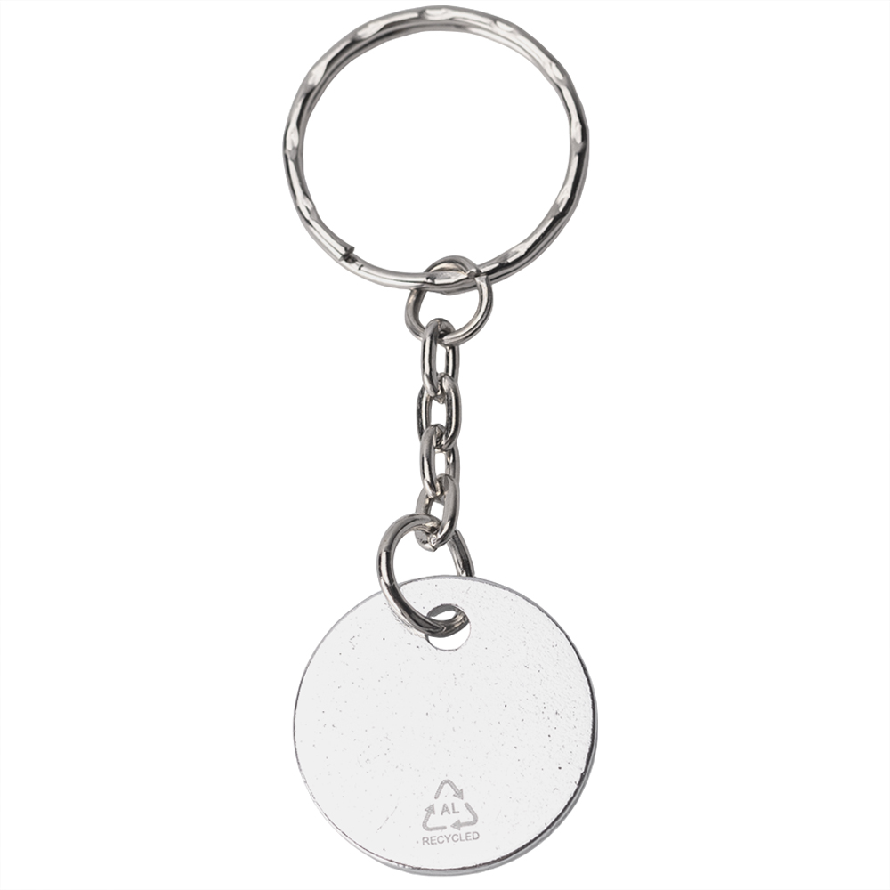 Брелок из переработанного алюминия Salvage, серебро арт. 12037.09 Брелок из переработанного алюминия Salvage, серебро арт. 12037.09
