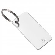 Брелок из переработанного алюминия Convert, серебро арт. 12036.09