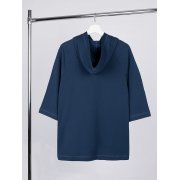 Футболка оверсай унисекс с капюшоном Neofit, темно-синяя арт. 19186.40 Футболка оверсай унисекс с капюшоном Neofit, темно-синяя арт. 19186.40