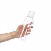Бутылка для воды Plaske, прозрачная с белой крышкой арт. 16554.60 Бутылка для воды Plaske, прозрачная с белой крышкой арт. 16554.60