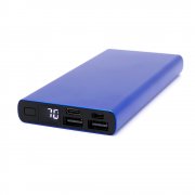 Внешний аккумулятор Höginn в металлическом корпусе, 10000mAh, синий. арт. 2021.033