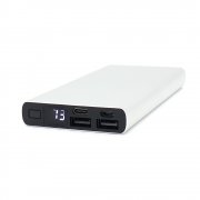 Внешний аккумулятор Höginn в металлическом корпусе, 10000mAh, серый. арт. 2021.011