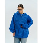 Дождевик-анорак Alatau, укороченный, синий, единый размер