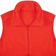Жилет флисовый унисекс Nesse, красный арт. 16773.50