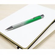 Ручка металлическая Britney, зелёный градиент арт. 1058.04