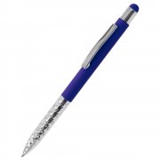 Ручка металлическая Party софт-тач, тёмно-синяя арт. 1055.03