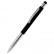 Ручка металлическая Party софт-тач, чёрная арт. 1055.02