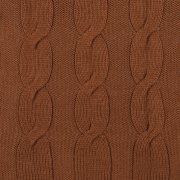 Плед Snefald, коричневый (темное золото)