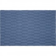 Плед Rombus, синий меланж (джинс)