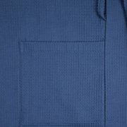 Халат вафельный Kimono, темно-синий
