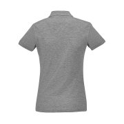Поло женское PASSION, серый меланж, M, 100% хлопок, 170 г/м2 Серый