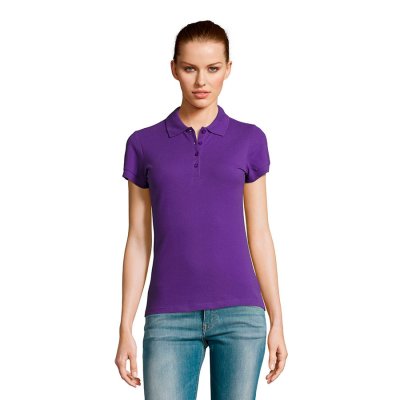 Поло женское PASSION, фиолетовый, XL, 100% хлопок, 170 г/м2 Фиолетовый