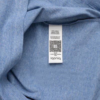 Футболка Iqoniq Brett из переработанного хлопка AWARE™, унисекс, 180 г/м² арт. T9107.042.XXXL