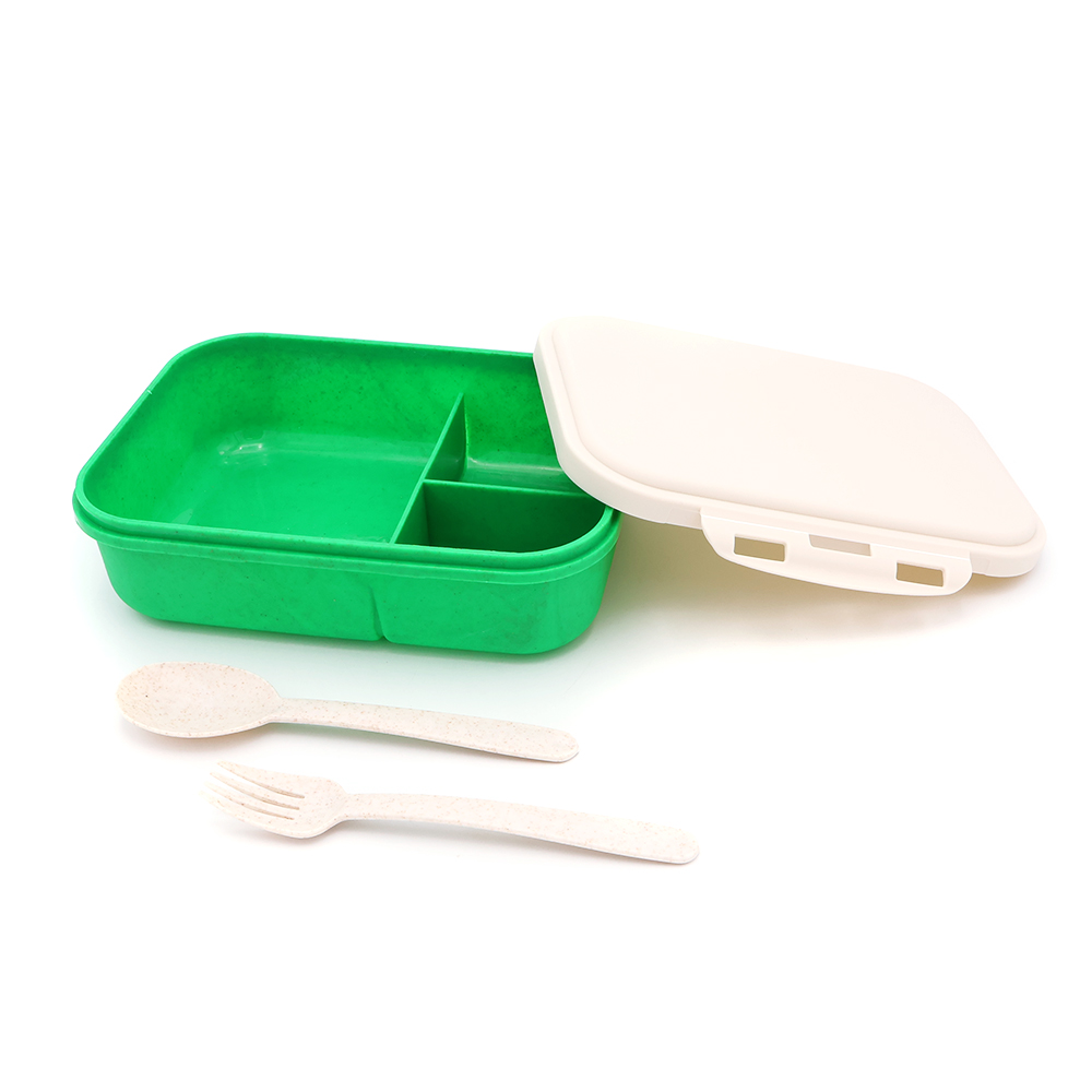 Ланчбокс (контейнер для еды) Ulf из пшеничного волокна, зелёный арт. 13003.04 Ланчбокс (контейнер для еды) Ulf из пшеничного волокна, зелёный арт. 13003.04