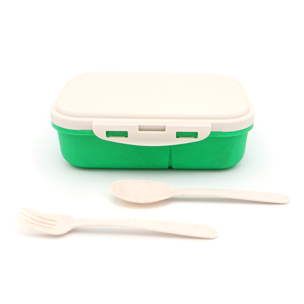 Ланчбокс (контейнер для еды) Ulf из пшеничного волокна, зелёный арт. 13003.04 Ланчбокс (контейнер для еды) Ulf из пшеничного волокна, зелёный арт. 13003.04