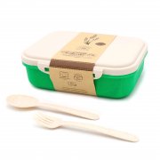 Ланчбокс (контейнер для еды) Ulf из пшеничного волокна, зелёный арт. 13003.04