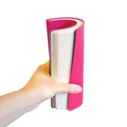 Ежедневник недатированный "FunkyPlan" розовый с голубым форзацем, линейка Розовый