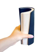 Ежедневник недатированный "FunkyPlan", 130*210 мм, темно-синий, серый форзац, в линейку Темно-синий