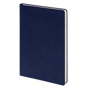 Ежедневник недатированный "FunkyPlan", 130*210 мм, темно-синий, серый форзац, в линейку Темно-синий