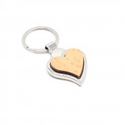 Брелок Woody H(сердце), натуральный арт. 12022X.19