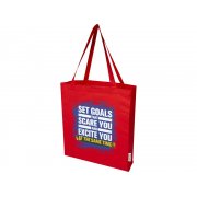 Эко-сумка «Madras» с ластовицей из переработанного хлопка