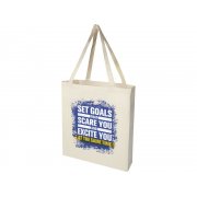 Эко-сумка «Madras» с ластовицей из переработанного хлопка