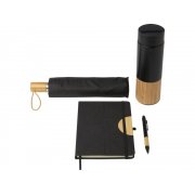 Подарочный набор «Carmen» с блокнотом А5, ручкой, бутылкой и зонтиком