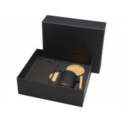 Подарочный набор «Laura» с блокнотом А5, ручкой, кружкой и подставкой