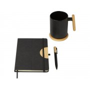 Подарочный набор «Laura» с блокнотом А5, ручкой, кружкой и подставкой