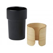 Стакан «Fika» с бамбуковым чехлом арт. 10080990 Стакан «Fika» с бамбуковым чехлом арт. 10080990