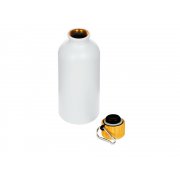 Бутылка «Hip S Bamboo» с карабином, 400 мл, матовая