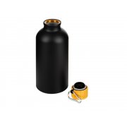 Бутылка «Hip S Bamboo» с карабином, 400 мл, матовая