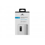 Внешний аккумулятор с дисплеем и встроенными кабелями VA2220, 20000 mAh