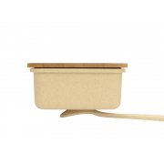 Ланч-бокс «Lunch» из пшеничного волокна с бамбуковой крышкой арт. 897308p Ланч-бокс «Lunch» из пшеничного волокна с бамбуковой крышкой арт. 897308p