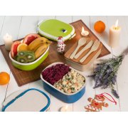 Ланч-бокс «Lunch» из пшеничного волокна с бамбуковой крышкой арт. 897308p Ланч-бокс «Lunch» из пшеничного волокна с бамбуковой крышкой арт. 897308p