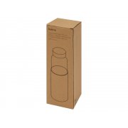 Стеклянная бутылка для воды в силиконовом чехле «Refine»