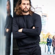 Свитшот унисекс CROAZIA 280 Черный арт. 399954.91