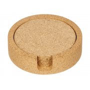 Набор костеров из пробки на подставке «Krock» арт. 496859 Набор костеров из пробки на подставке «Krock» арт. 496859