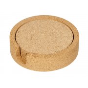 Набор костеров из пробки на подставке «Krock» арт. 496859 Набор костеров из пробки на подставке «Krock» арт. 496859