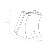 Набор из 5 кухонных ножей и блока для ножей с ножеточкой «DANA»