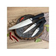 Набор из 3 кухонных ножей в универсальном блоке «UNA»