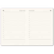 Ежедневник недатированный "FunkyPlan", 130*210 мм,темно-синий, голубой форзац, в линейку Темно-синий