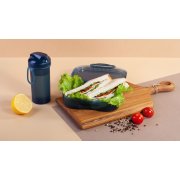 Набор "Eat&Drink box": стакан, ланч-бокс синий
