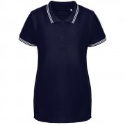 Рубашка поло женская Virma Stripes Lady, темно-синяя