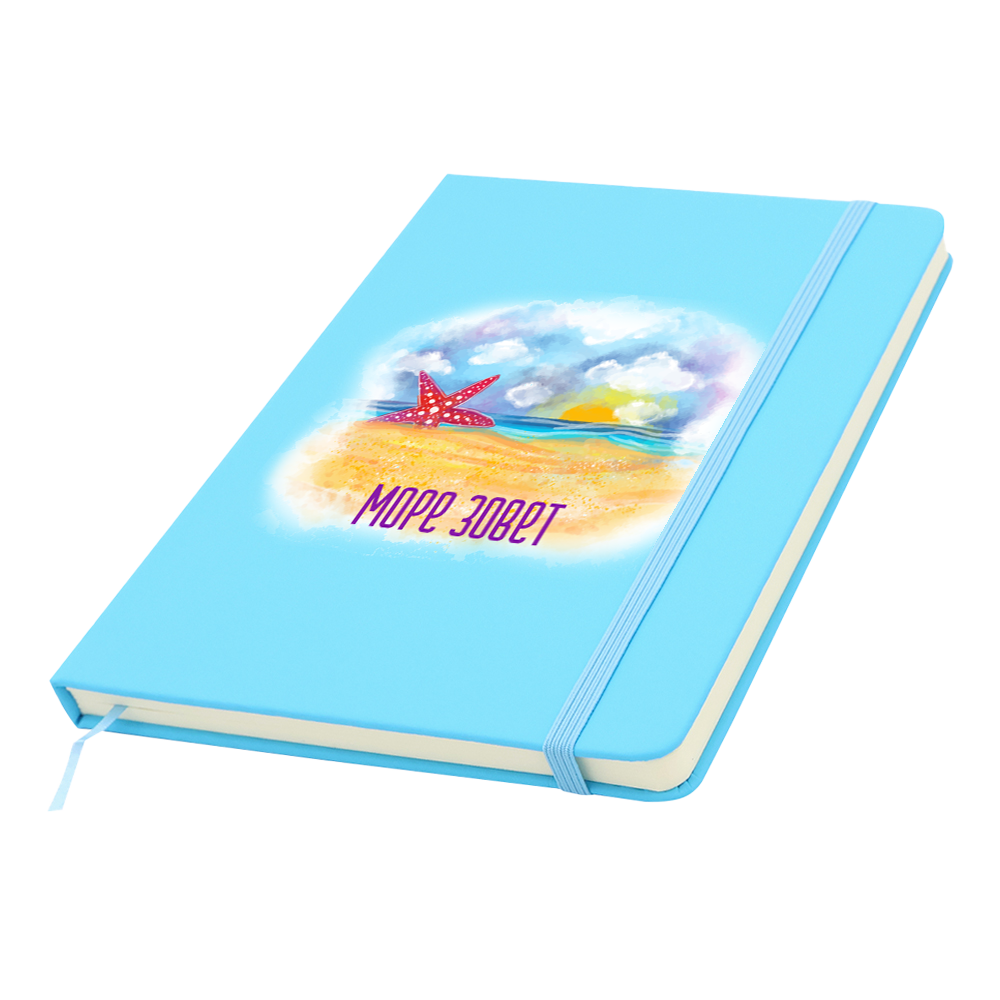 Блокнот A5 "Monte" с линованными страницами, голубой арт. 51000.08 Блокнот A5 "Monte" с линованными страницами, голубой арт. 51000.08