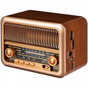 Bluetooth-колонка с радио Beatnik, коричневая арт. 16539.59