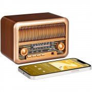 Bluetooth-колонка с радио Beatnik, коричневая арт. 16539.59